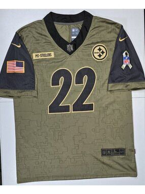 Pittsburgh Steelers Najee Harris #22 Nike Salute to Service Football Jersey Sz L